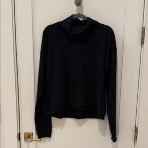 Bella Dahl Charcoal Cowl Neck Sweater